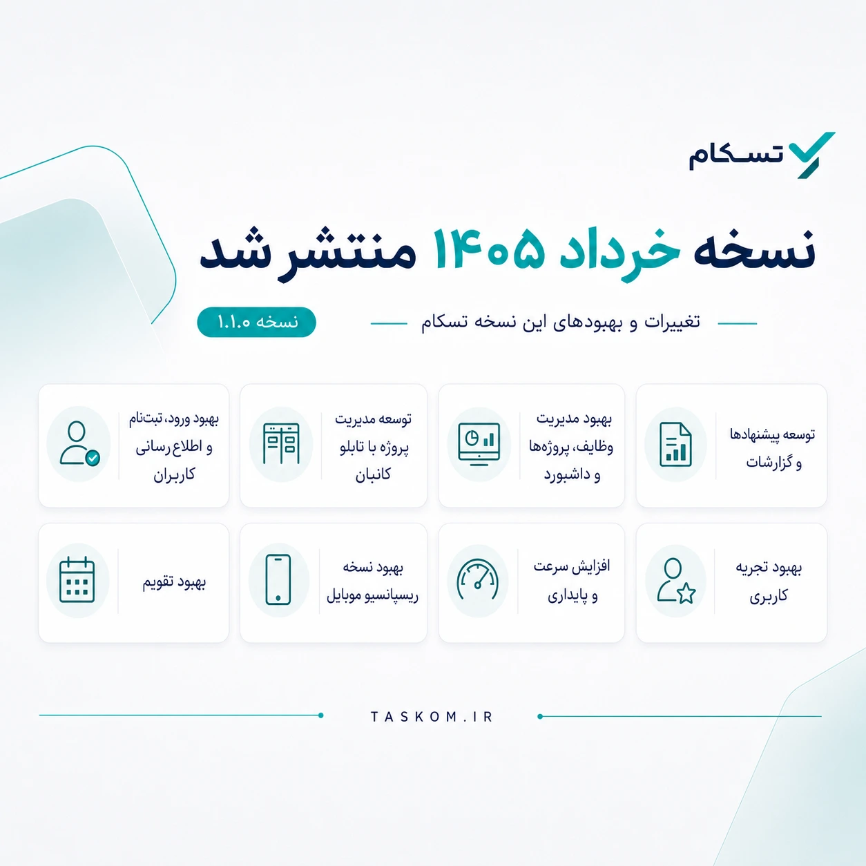 نسخه خرداد ماه ۱۴۰۵ (۱.۱.۰) منتشر شد.