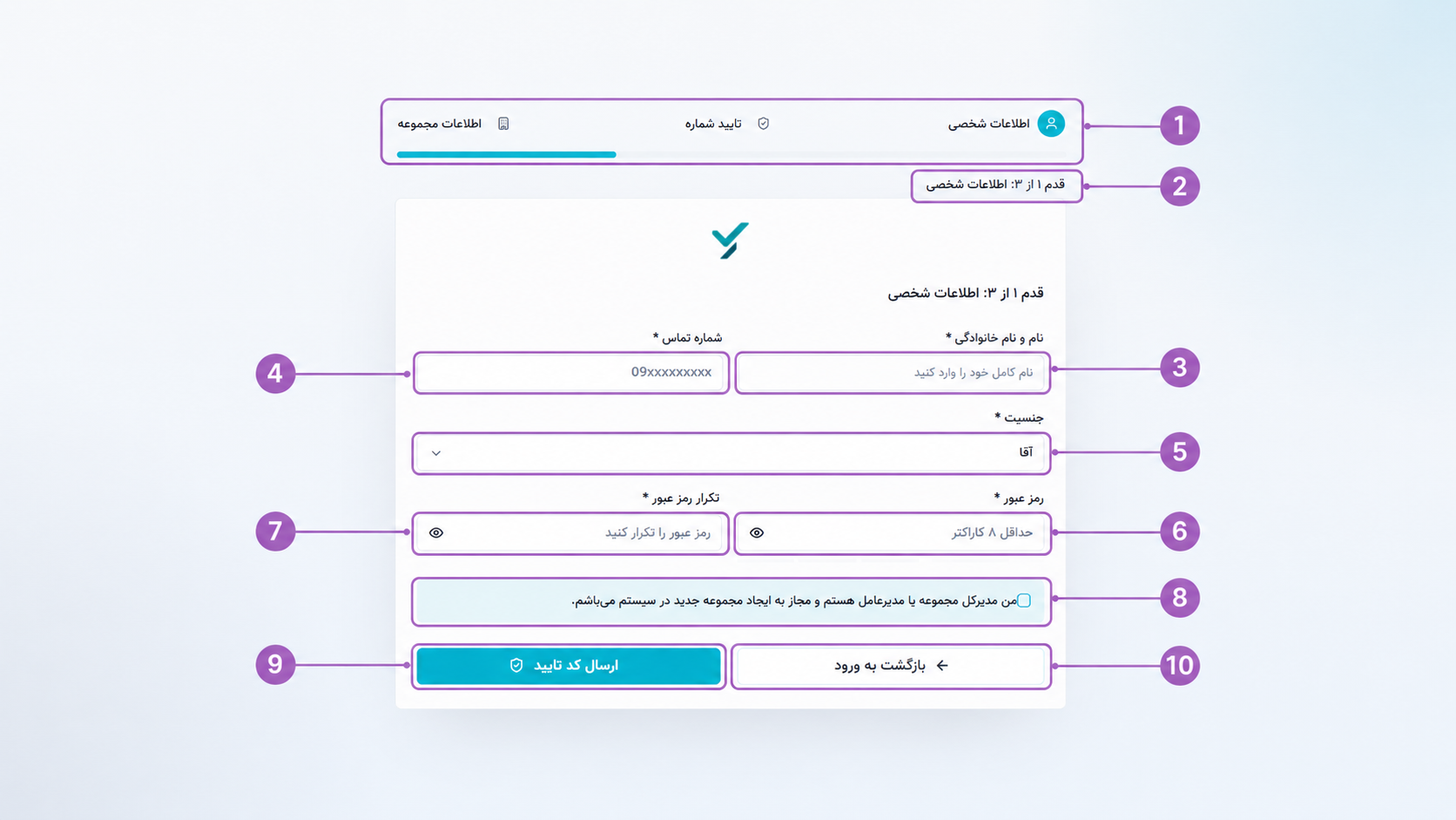 ثبت نام|تسکام